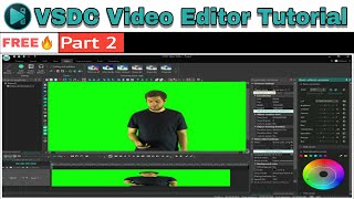 VSDC Free Video Editor Tutorial  Best Video Editor  Hindi  Part 2 [upl. by Wilona]