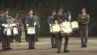 Militärmusik Salzburg drums  Tattoo Sankt Gallen 2012 [upl. by Brogle]