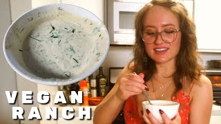 Flavorpacked Vegan Ranch Quick amp Easy Recipe [upl. by Adnilasor]