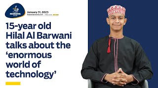 TAS Morning Show  15year old Hilal Al Barwani talks about the ‘enormous world of technology’ [upl. by Yhtuv]