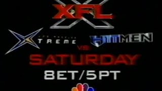 XFL on NBC promo 2001 [upl. by Ianej]