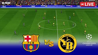 🔴Barcelona vs Young Boys  UEFA Champions League 2425  Full Match All Goals  FC 25 Gameplay PC [upl. by Dulcie]