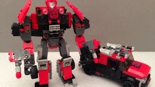 KREO IRONHIDE AUTOBOT ASSAULT DEVASTATOR TOYS R US EXCLUSIVE BUILD PLAYSET REVIEW [upl. by Anert]