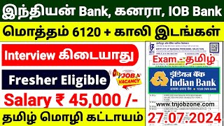 INDIAN BANK RECRUITMENT 2024 IN TAMIL😍IBPS CLERK NOTIFICATION 2024 TAMIL👉GOVT BANK JOB VACANCY 2024 [upl. by Ecargyram945]