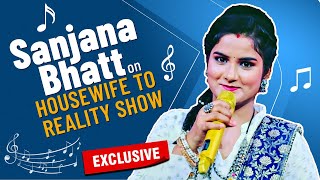 SA RE GA MA PA Fame Sanjana Bhatt Exclusively On her Journey Housewife To Reality Show [upl. by Treacy]