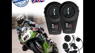 Gts Garage  500M DSP BT Bluetooth Motorbike Intercom review [upl. by Mcgurn]