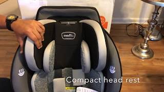 EVENFLO EVERYSTAGE DLX Car Seat  Unboxing [upl. by Rolfston]