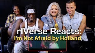 rIVerse Reacts Im Not Afraid by Holland  MV Reaction [upl. by Nnateragram]