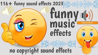 funny music effects no copyright sound effects free background music 116 funny sound effects [upl. by Okuy683]