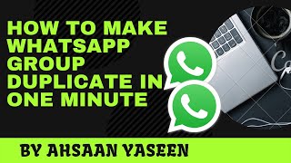 WhatsApp duplicate video viral by ahsaan yaseen [upl. by Sherline]