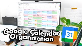 My Google Calendar System 🗓️ Student Productivity amp Time Management [upl. by Artie]