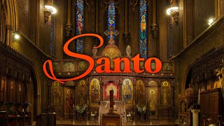 SANTO by Fr Manoling Francisco SJ with Lyrics [upl. by Hernando47]