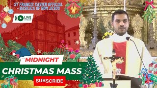 🎅👼🙏11 30 PM English Christmas Midnight Mass 🎅🎶 Basilica of Bom Jesus 👼🎺🎻🎼 24 December 2023 [upl. by Acinom]