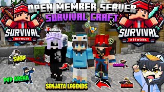 Open Member server Mcpe versi 12141 official di  SURVIVAL CRAFT Armor Baru And Skin Baru Full HD [upl. by Erine]