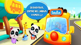 BabyBus Educativo  Ônibus escolar do Bebê Panda  Preparação para o jardim de infância [upl. by Ahsienar]