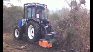 Gyrobroyeur forestier à chaînes R3 TMC Cancela [upl. by Aili]