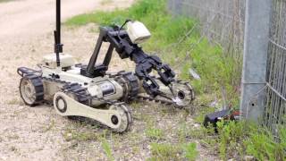 MTGR lightweight combat tactical robot shows off its capability [upl. by Klinges]