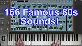 166 Famous 80s Sounds  How to play  OPX PRO3 [upl. by Connelly]