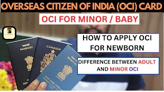 OCI CARD FOR MINORS IN 2023  OCI FOR US CANADIAN NEWBORNS  STEP BY STEP APPLICATION GUIDE [upl. by Assetniuq]