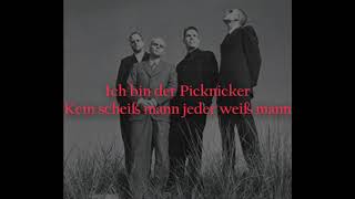 Die Fantastischen Vier  Der Picknicker Lyrics [upl. by Erdna]