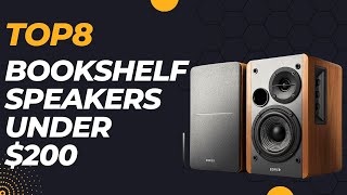 Top 8 Best Bookshelf Speakers under 200 Best within Your Budget [upl. by Mechling]