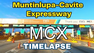 Philippine Expressway  MCX MuntinlupaCavite Expressway Timelapse [upl. by Frida]