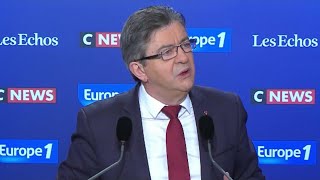 Mélenchon  quotle communautarisme du Crif est particulièrement agressifquot [upl. by Sternick]