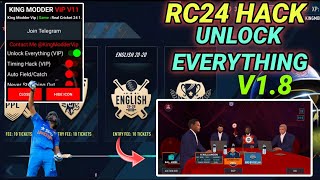 Real Cricket 24 Mod Apk 18 Unlimited Money  Tickets Unlock Everything Timing Hack Real Cricket 24 [upl. by Chiquia]