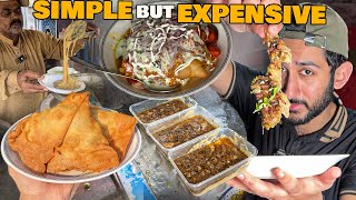 TRYING SIMPLE But EXPENSIVE STREET FOOD in FAISALABAD  PAKISTAN  Ahsan Riaz [upl. by Akinad275]