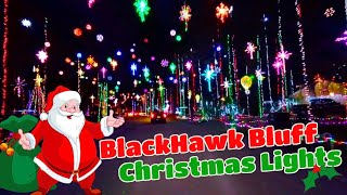 BlackHawk Bluff Girvin Road Christmas Lights Jacksonville Florida [upl. by Hcib808]