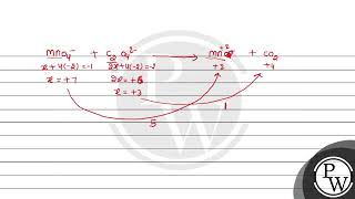 For the redox reactionMnO4C2O42HamprarrMn2CO2H2O The correct coefficients of the reactant [upl. by Ylrebmi199]