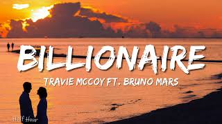 Travie McCoy  Billionaire lyrics ft Bruno Mars [upl. by Htrow]