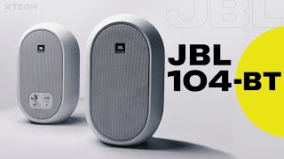 JBL 104 BT Studio Monitor  Review amp SOUND Test CRAZY GOOD [upl. by Lowrie989]