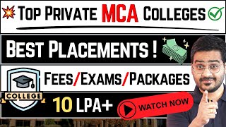 💥Top 5 MCA Private Colleges Best MCA Colleges in India Best ROI MCA MCAColleges Viral [upl. by Rosalynd]