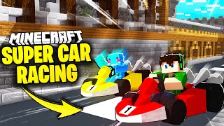 HIMLANDS TRIO SUPERCAR RACING IN MINECRAFT [upl. by Lezti628]