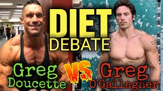 Diet Debate Greg OGallagher Vs Greg Doucette [upl. by Pattin684]