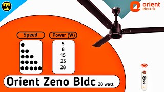 Orient Zeno Bldc Fan Unboxing amp Testing [upl. by Marrin]