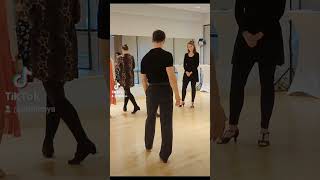 Beginner international tango dance tutorial [upl. by Atekin]