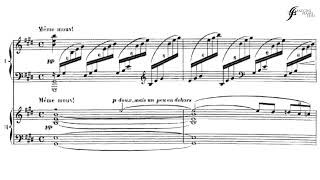 Debussy  Prélude à laprèsmidi dun Faune with score  Faccini Piano Duo  two pianos [upl. by Esiole298]