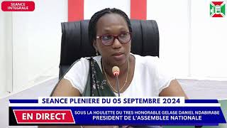 SEANCE PLENIERE DU 05 SEPTEMBRE 2024 [upl. by Aniehs933]