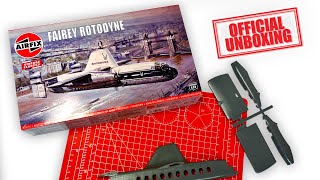 Official Unboxing Airfix  Fairey Rotodyne A04002V [upl. by Dnaleel]