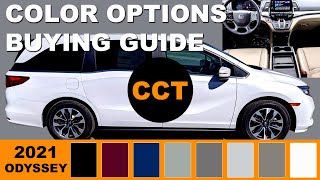 2021 Honda Odyssey  Color Options Buying Guide [upl. by Rialcnis990]