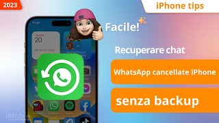 3 modi ✅✅Come recuperare i messaggi WhatsApp cancellati su iPhone 2024 [upl. by Awhsoj]