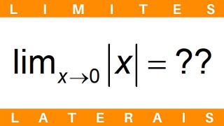 CÁLCULO 🔆 LIMITES LATERAIS com MÓDULO exercícios cálculo1 [upl. by Sucramej]