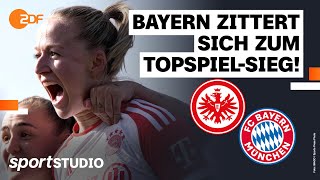 Eintracht Frankfurt – FC Bayern München  FrauenBundesliga 15 Spieltag Saison 2324  sportstudio [upl. by Erreid]