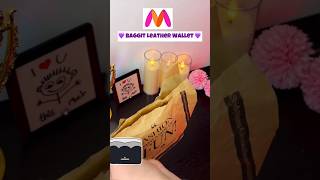 Myntra Baggit wallet under 350 rs😀👈myntra myntrahaul baggit walletreview ajio [upl. by Domash900]