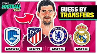 GUESS THE PLAYER BY THEIR TRANSFERS  TFQ QUIZ FOOTBALL 2024 [upl. by Keemahs122]