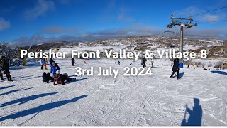 Village 8 Ski Run perisher 3rd July 2024 [upl. by Aleusnoc]