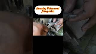 Incredible making and fixing of Piston road into truck engine shorts mechanic repairing engine [upl. by Lexi]