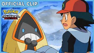 Snorunt amp Ash  Pokémon Advanced Battle  Official Clip [upl. by Dnalrah]